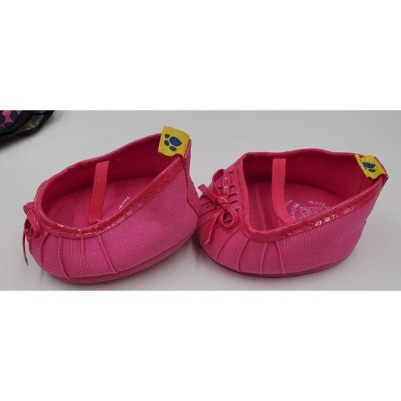 Build A Bear Girls Clothing Shoe Lot Pink Dress Sleep Shorts Skirt Tulle Sparkle - Picture 9 of 10